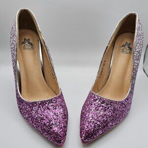 Ashley A Glitter Gradient Heels – Size 8